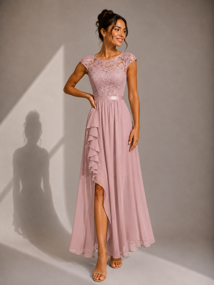 Ainsley - Embroidered Evening Gown