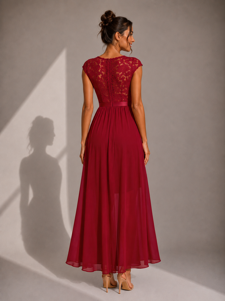 Winsome - Flowing A-Line Maxi Dress