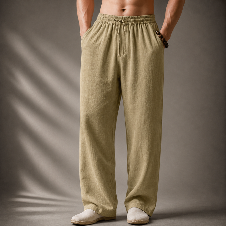Auberon - Relaxed Linen Trousers