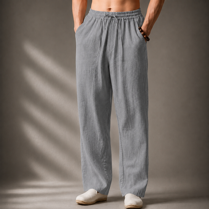 Auberon - Relaxed Linen Trousers