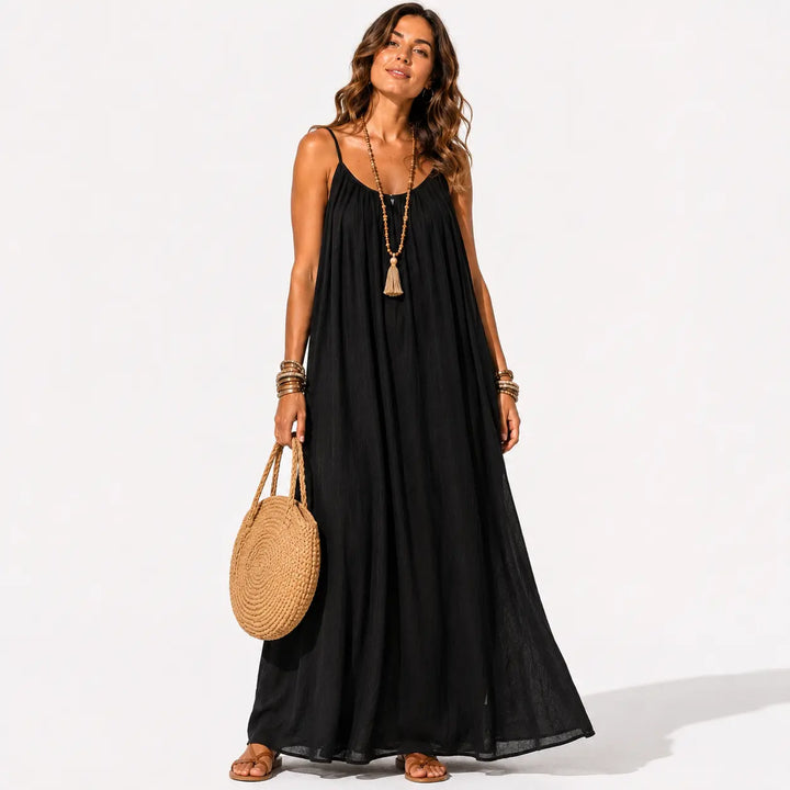Melody - Soft-Touch V-Neck Wrap Midi Dress