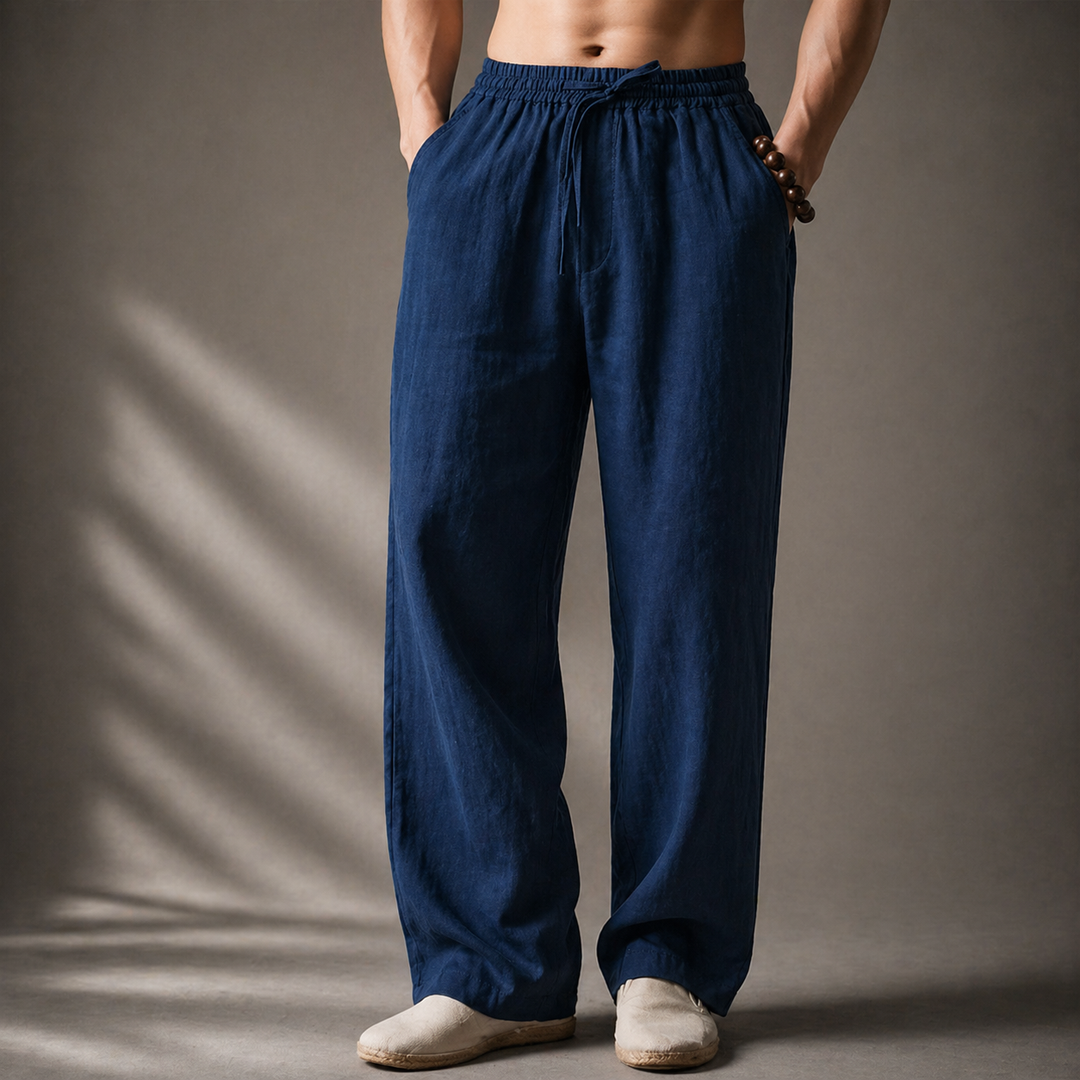 Auberon - Relaxed Linen Trousers