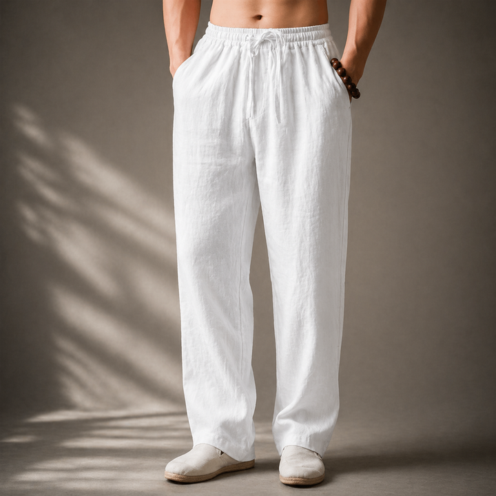 Auberon - Relaxed Linen Trousers