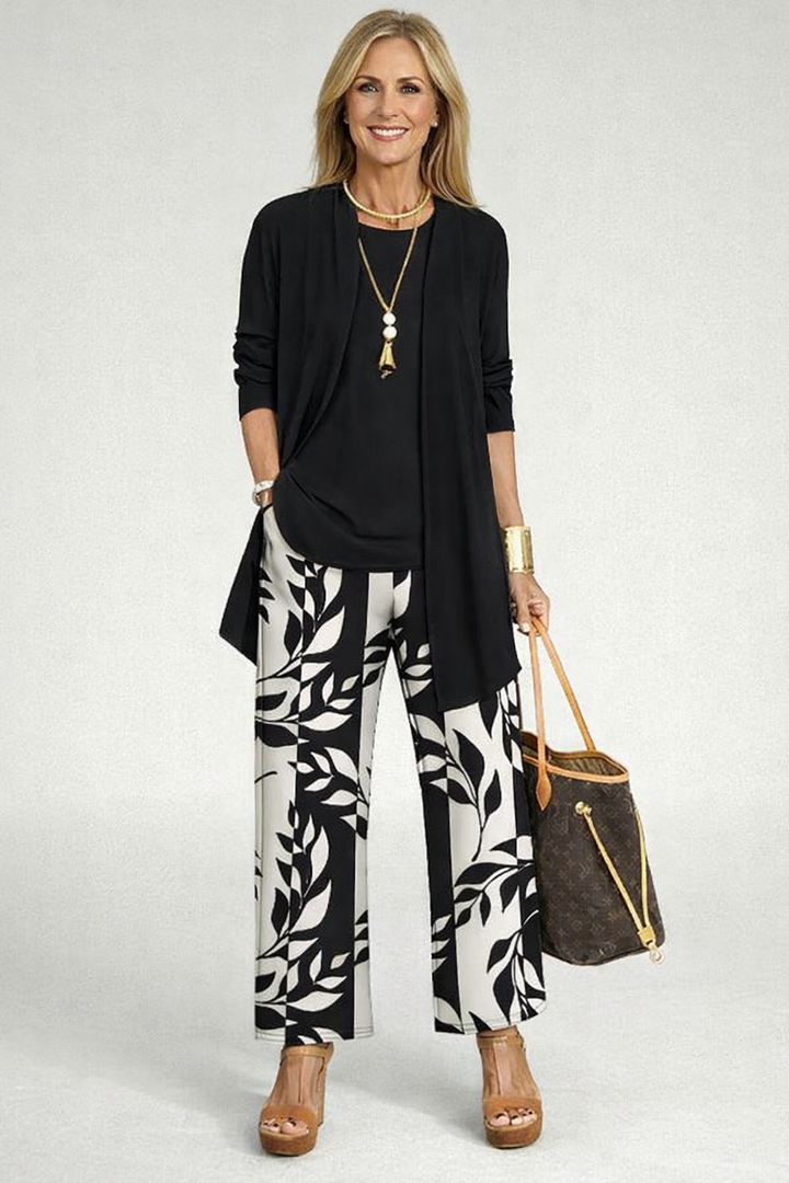 Petralyn - Soft-Touch Layered Three-Piece Set