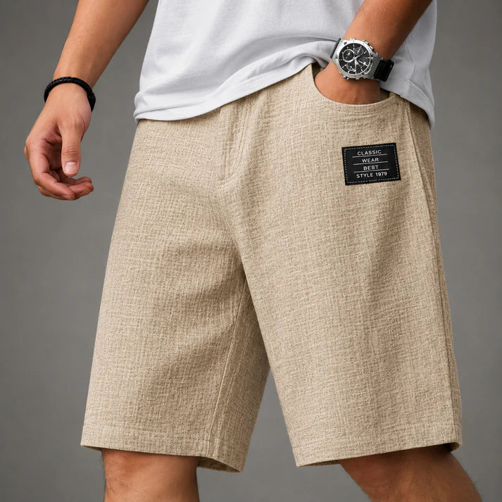 Caelan - Refined Linen Shorts
