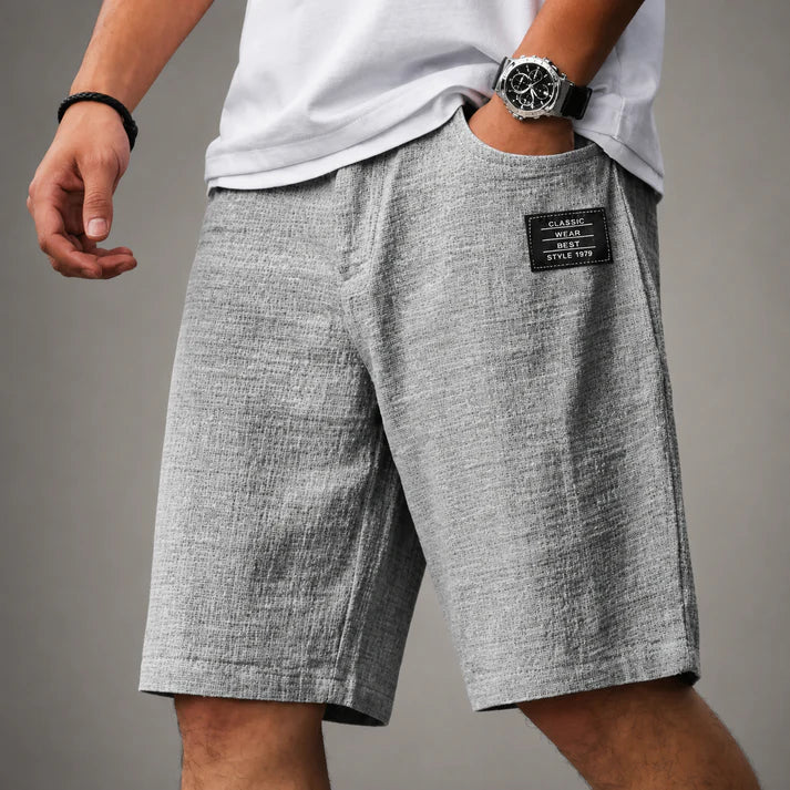 Caelan - Refined Linen Shorts