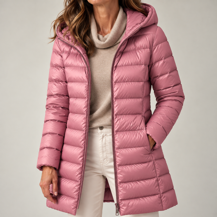 Kaelin - Heavyweight Longline Hooded Puffer Coat