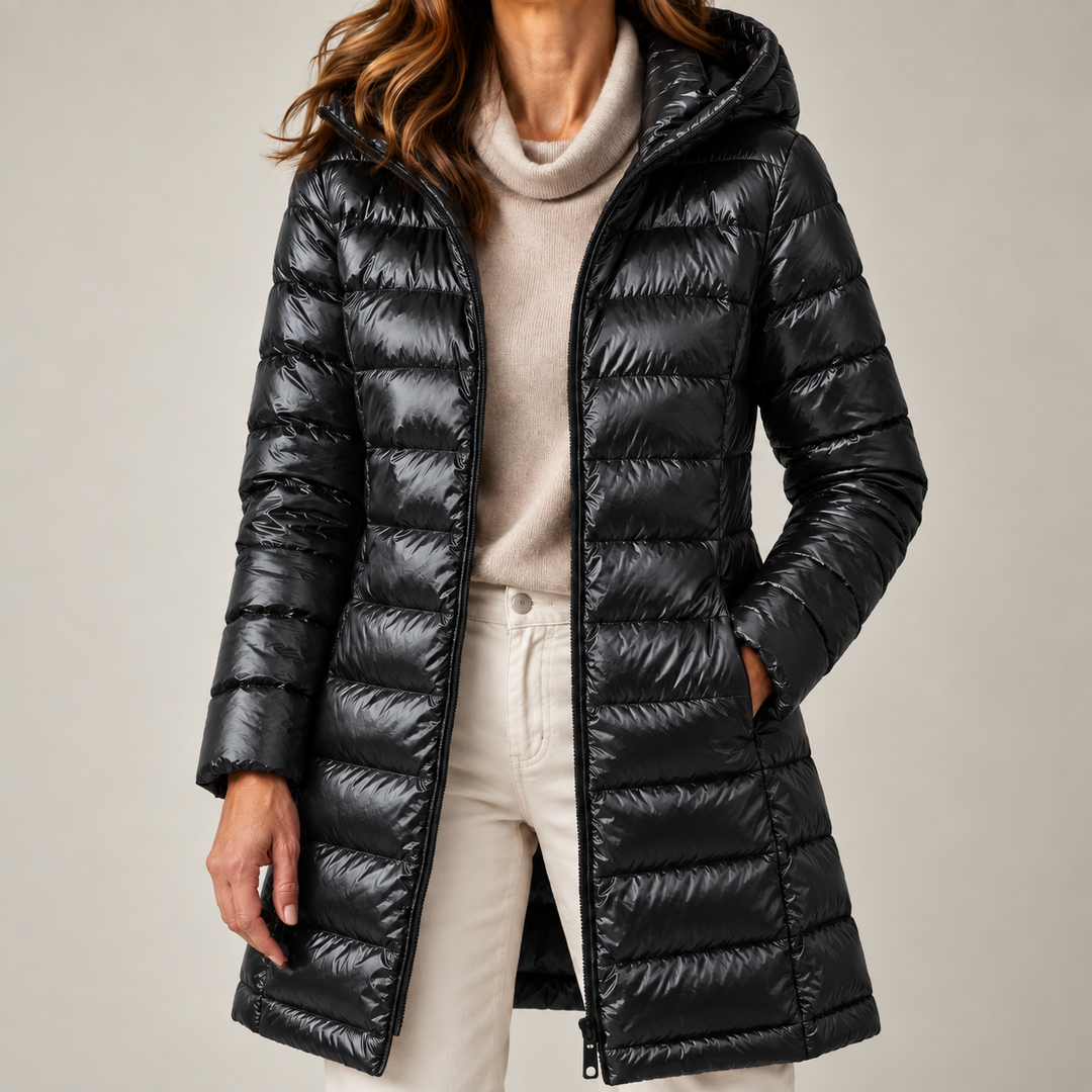 Kaelin - Heavyweight Longline Hooded Puffer Coat