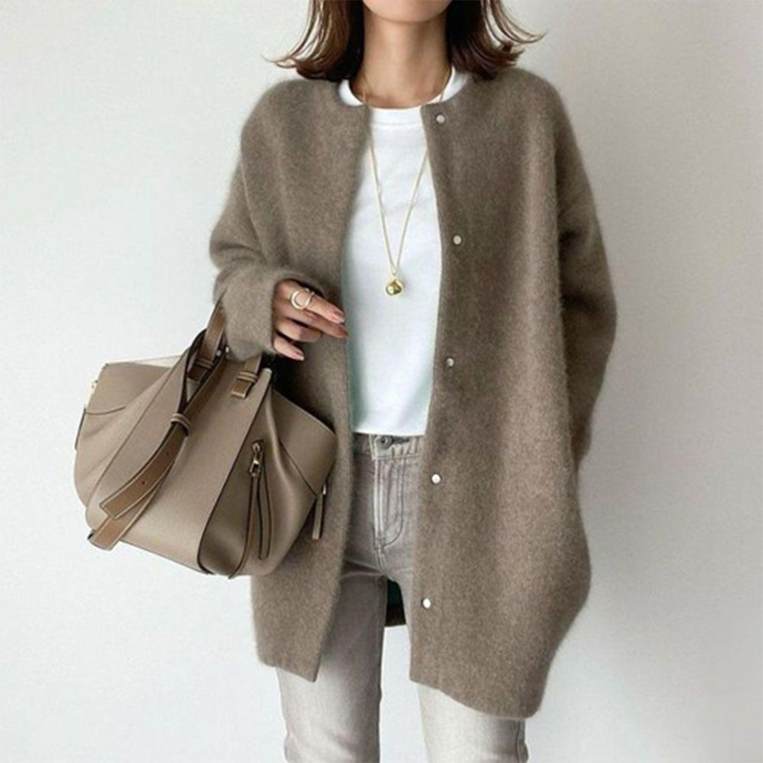 Avenique - Soft-Touch Longline Cardigan