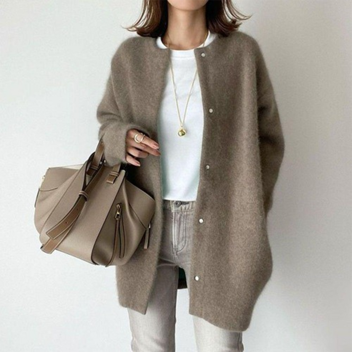 Avenique - Soft-Touch Longline Cardigan