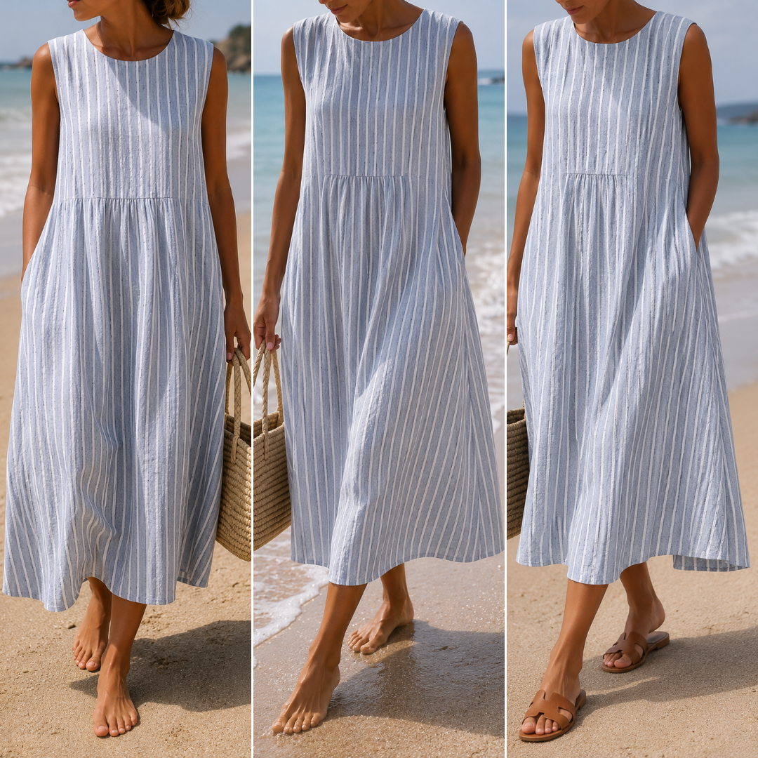 Natasha - Lightweight Striped Dress
