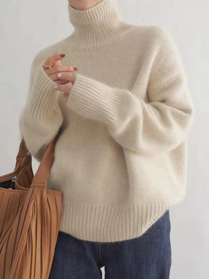 Nysira - Soft-Touch Roll-Neck Sweater