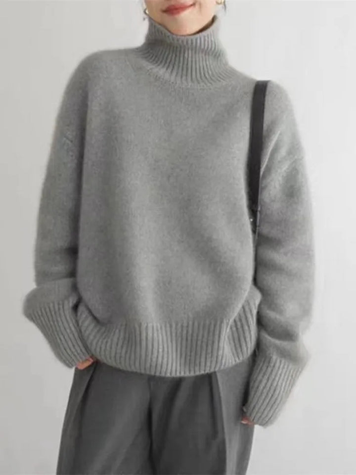 Nysira - Soft-Touch Roll-Neck Sweater