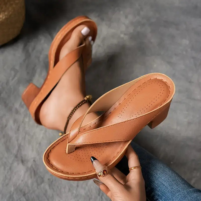 Alouette - Cushioned Heeled Sandals