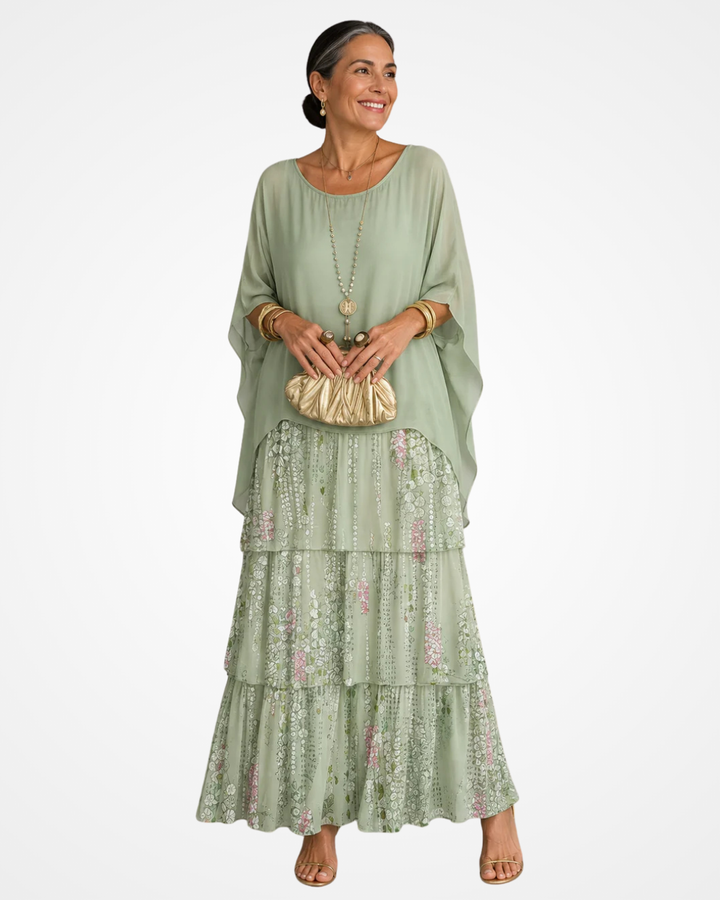 Sylvia - Soft-Touch Flowing Maxi Dress