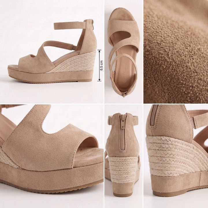 Eluned - Cushioned Wedge Sandals