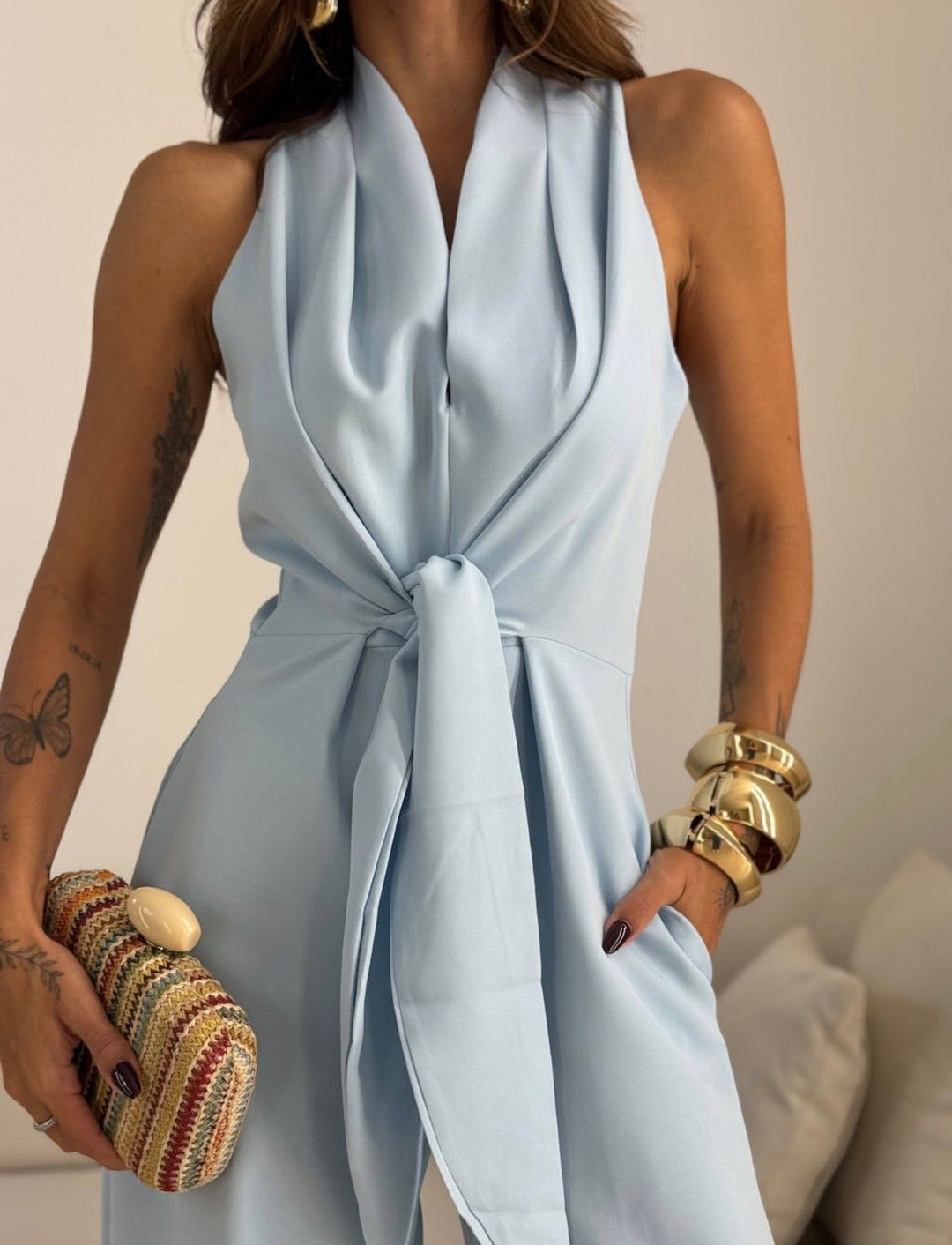 Ismerie - Fluid Wide-Leg Jumpsuit