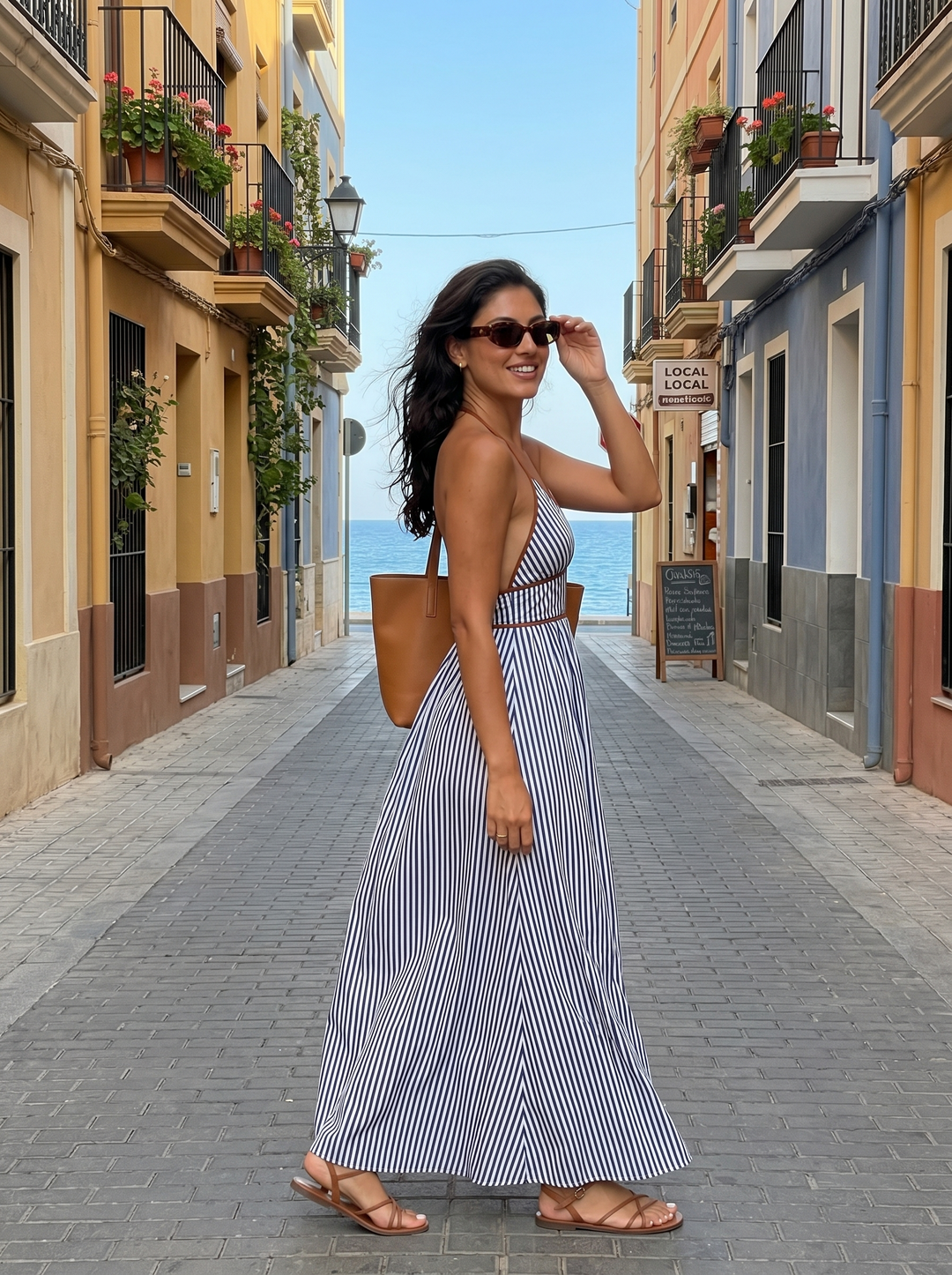 Lilliet - Sculptural Halter Maxi Dress
