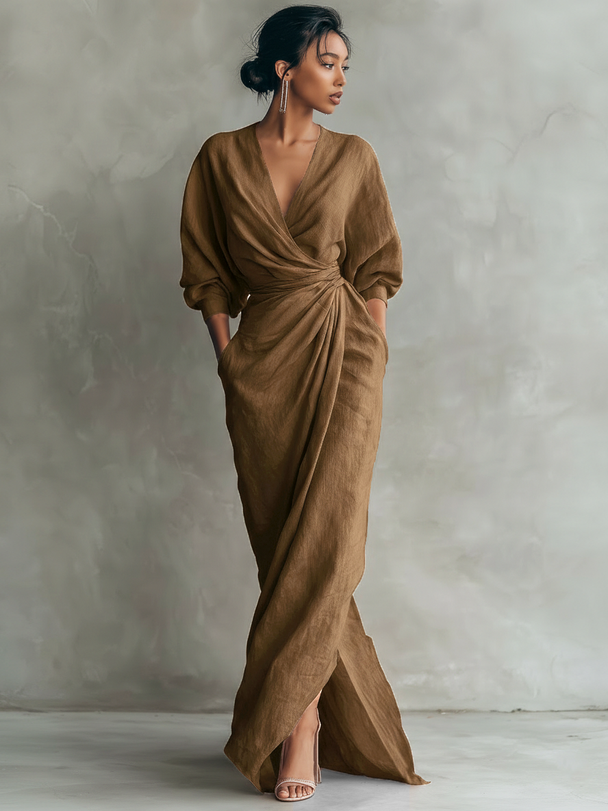 Damaris - Breezy Linen Maxi Dress