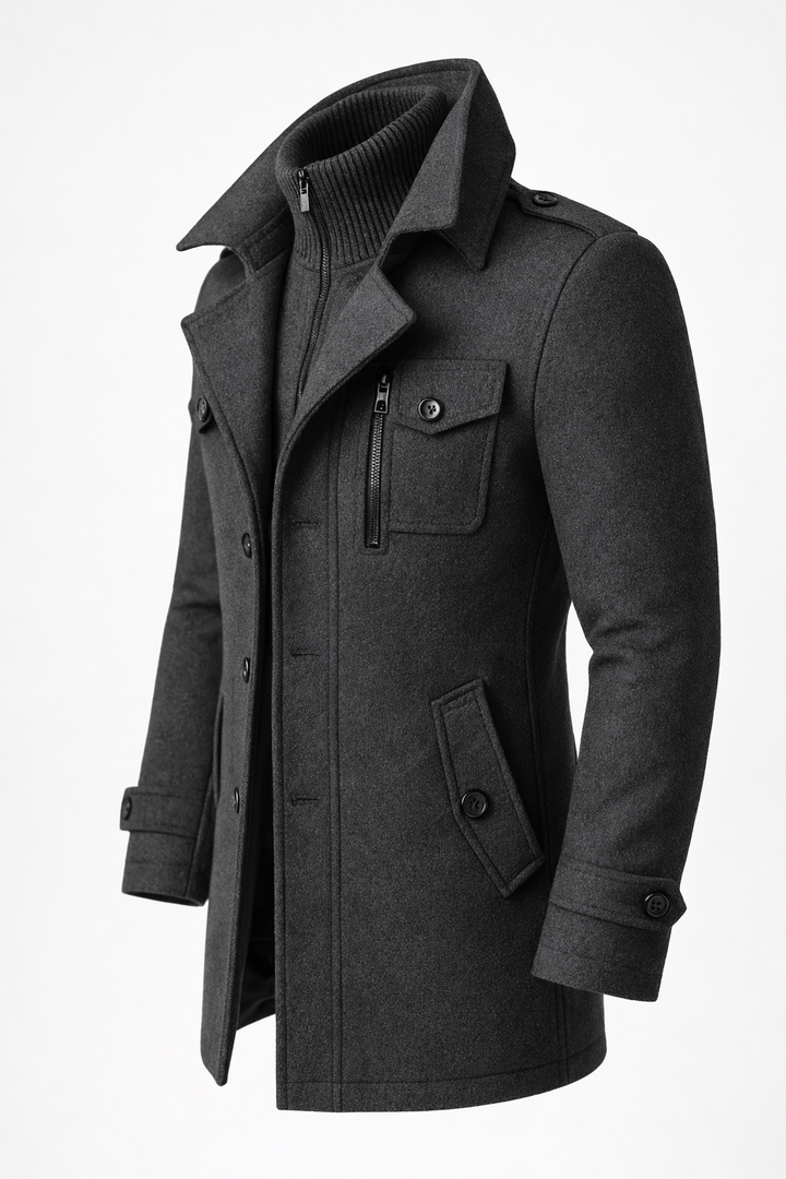 Ivan - Double-Breasted Longline Coat