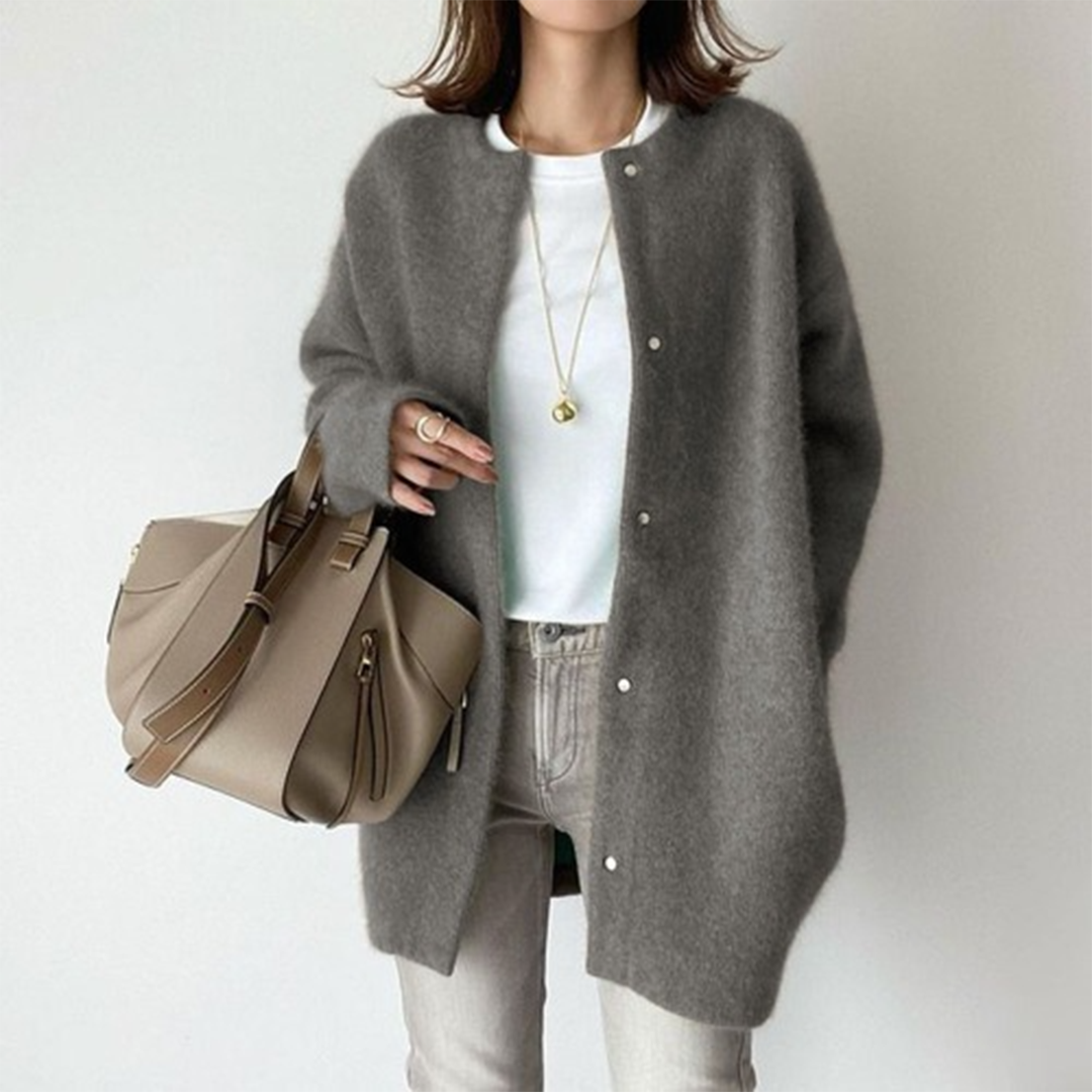 Avenique - Soft-Touch Longline Cardigan