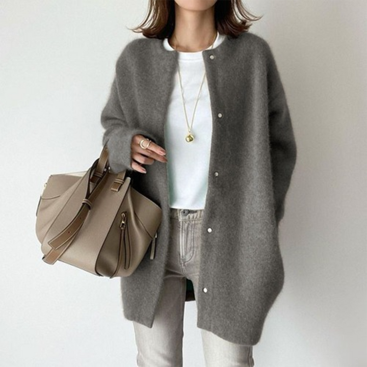 Avenique - Soft-Touch Longline Cardigan