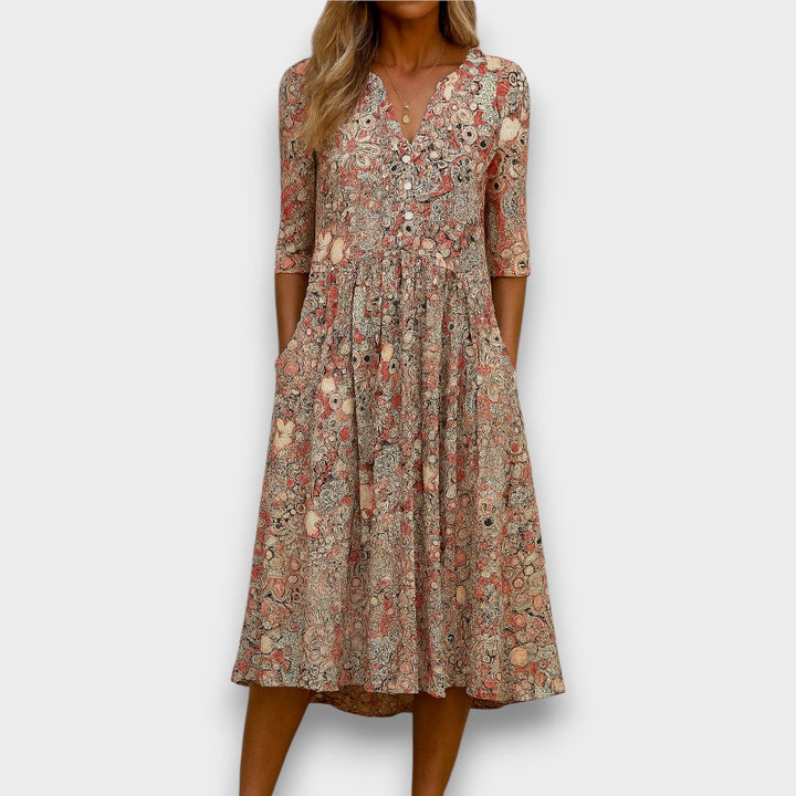 Rosella - Lightweight Printed Dress