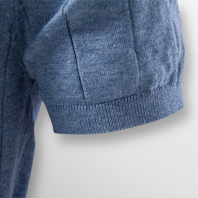 Flavian - Textured Short Sleeve T-Shirt