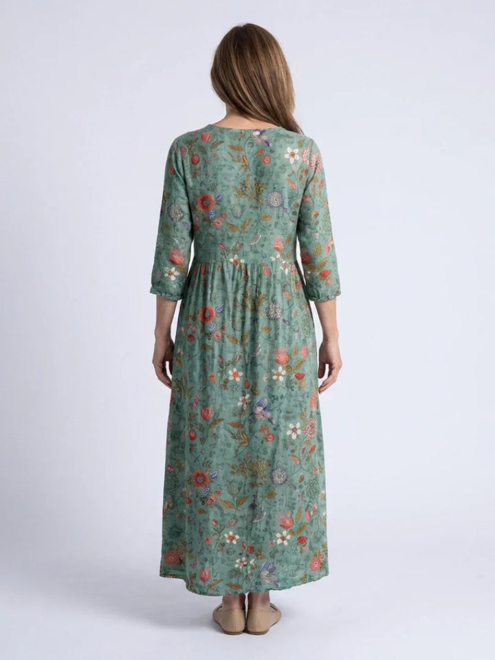 Irinae - Soft-Touch Floral Maxi Dress