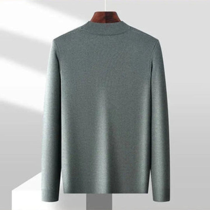 Kelvis - Textured Jacquard Turtleneck Sweater