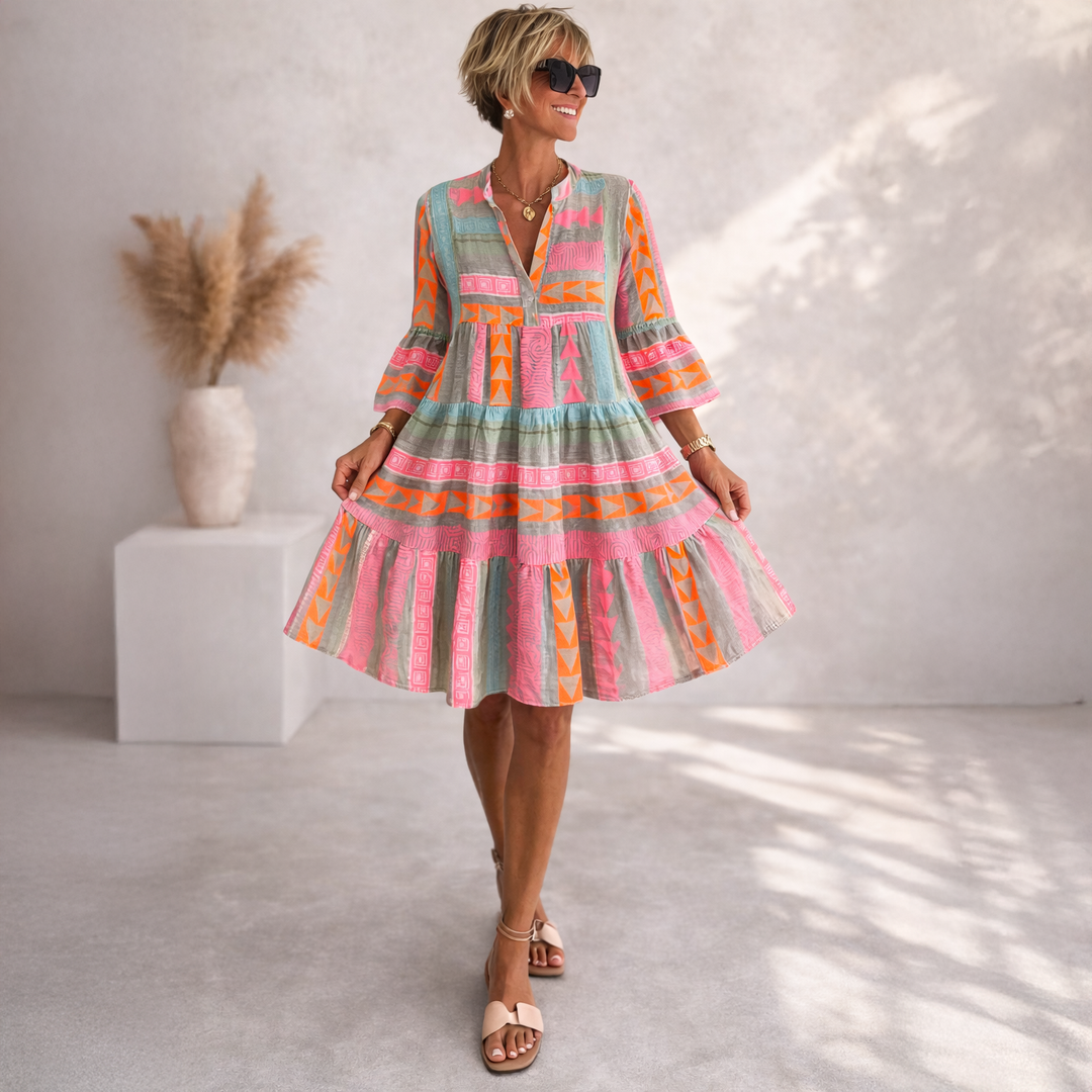 Serenique - Soft-Touch Midi Dress