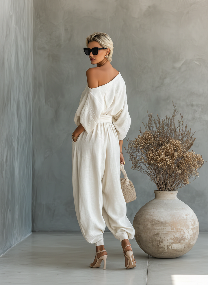 Odelise - Premium Linen Two-Piece Set