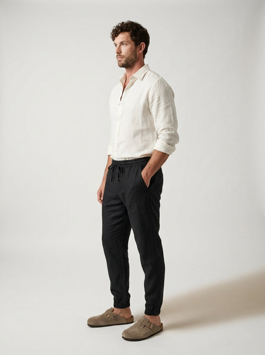 Carrick - Lightweight Linen Joggers