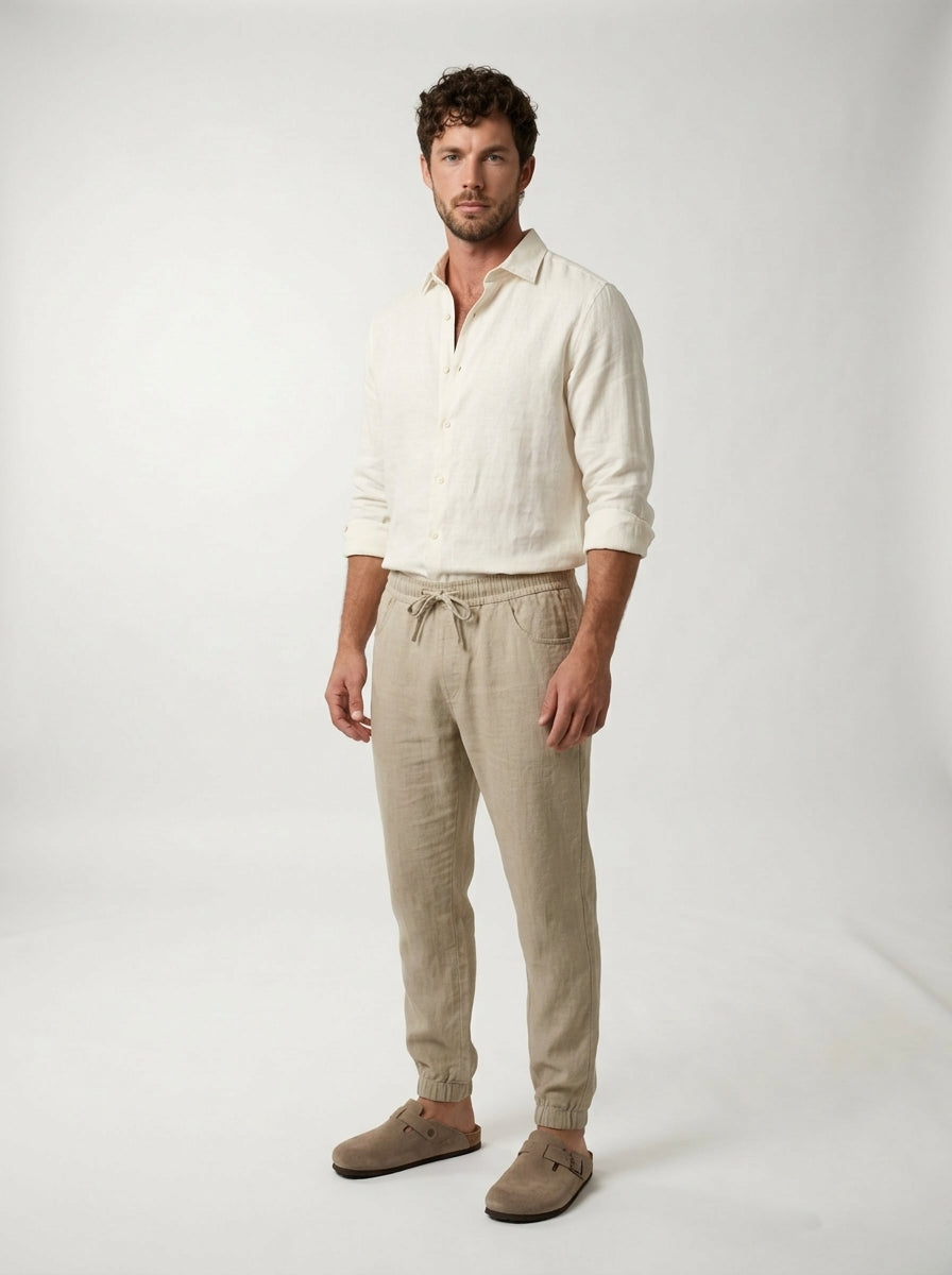 Carrick - Lightweight Linen Joggers