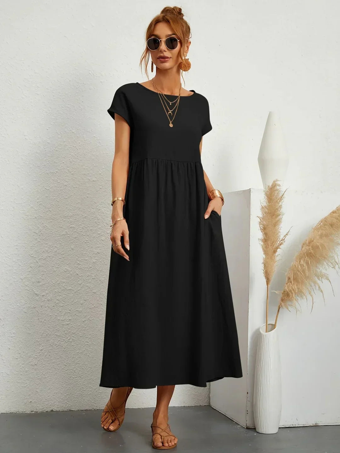 Keiraen - Soft-Touch Elegant Dress