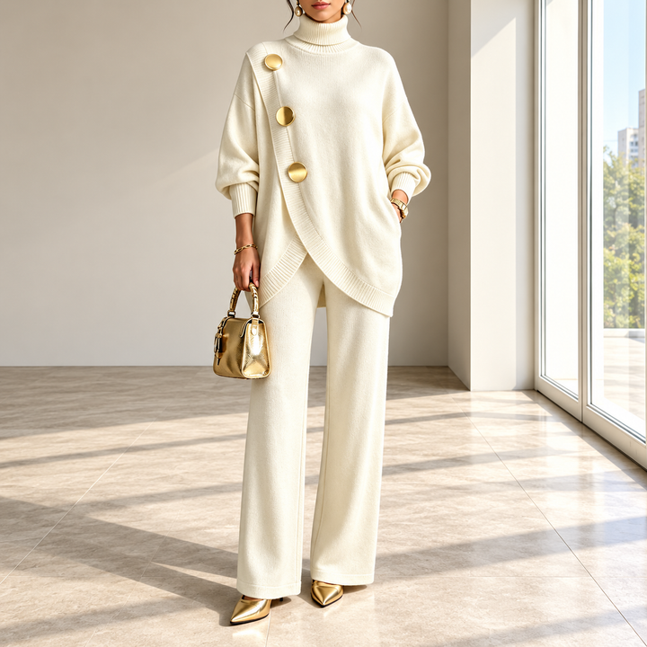 Niamh - Soft-Touch Knit Two-Piece Set
