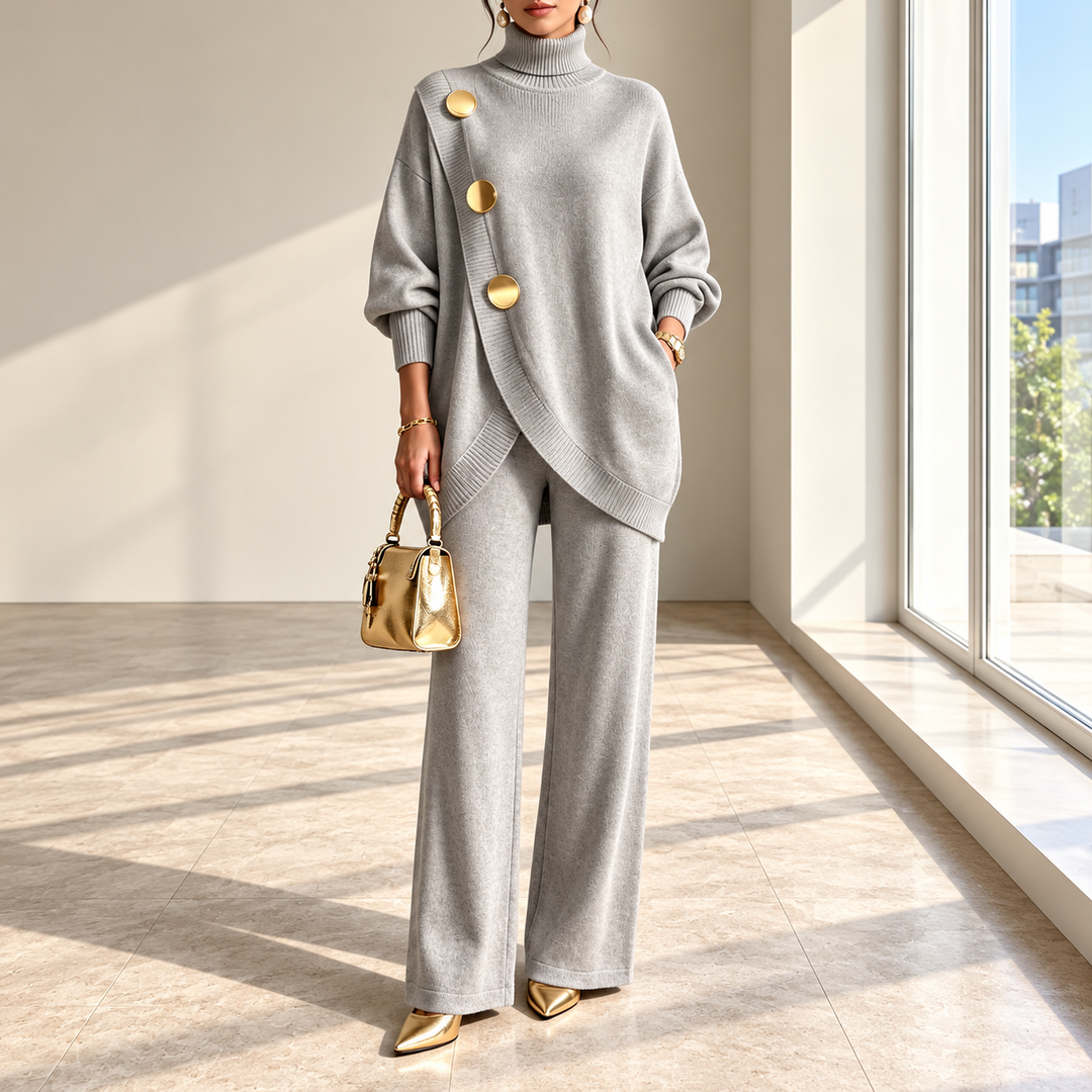 Niamh - Soft-Touch Knit Two-Piece Set