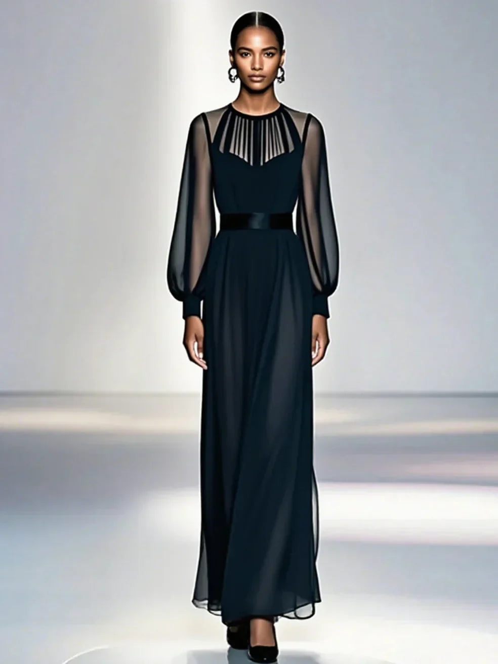 Cira - Elegant Casual Maxi Dress