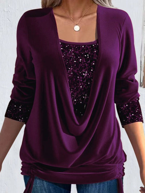 Ariellea - Soft-Touch Draped Blouse