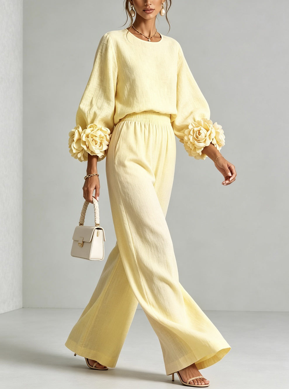 Alouenne - Airy Linen Two-Piece Set