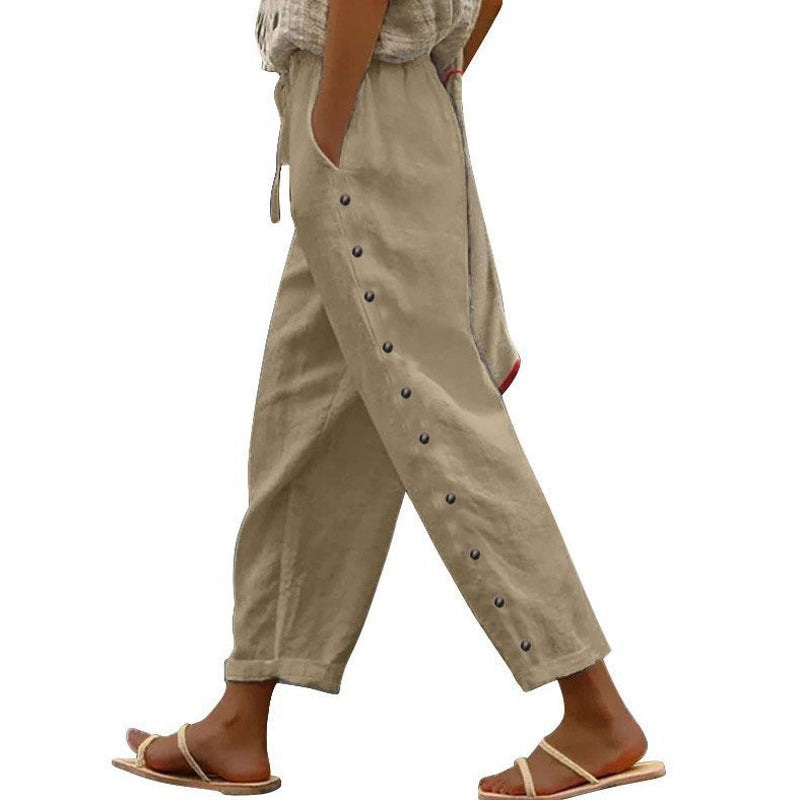Violetta - Breathable Cropped Trousers