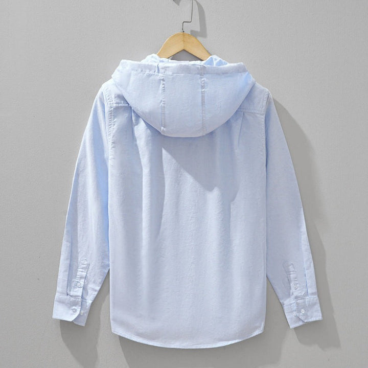 Jexon - Lightweight Linen Hooded Shirt
