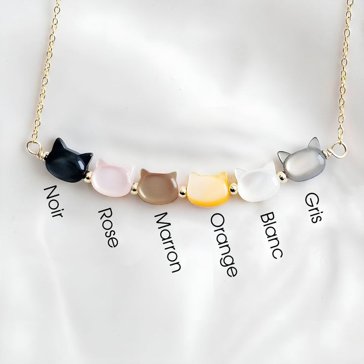Elarina - Minimalist Cat Pendant Necklace