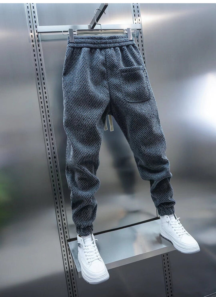 Jexar - Ribbed Drawstring Trousers