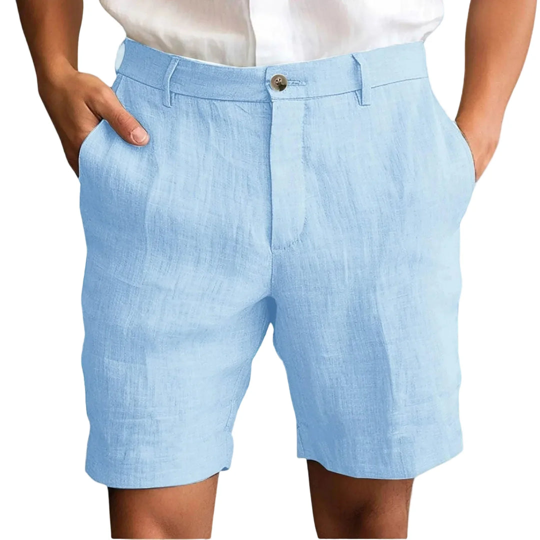 Nestor - Tailored Linen Shorts