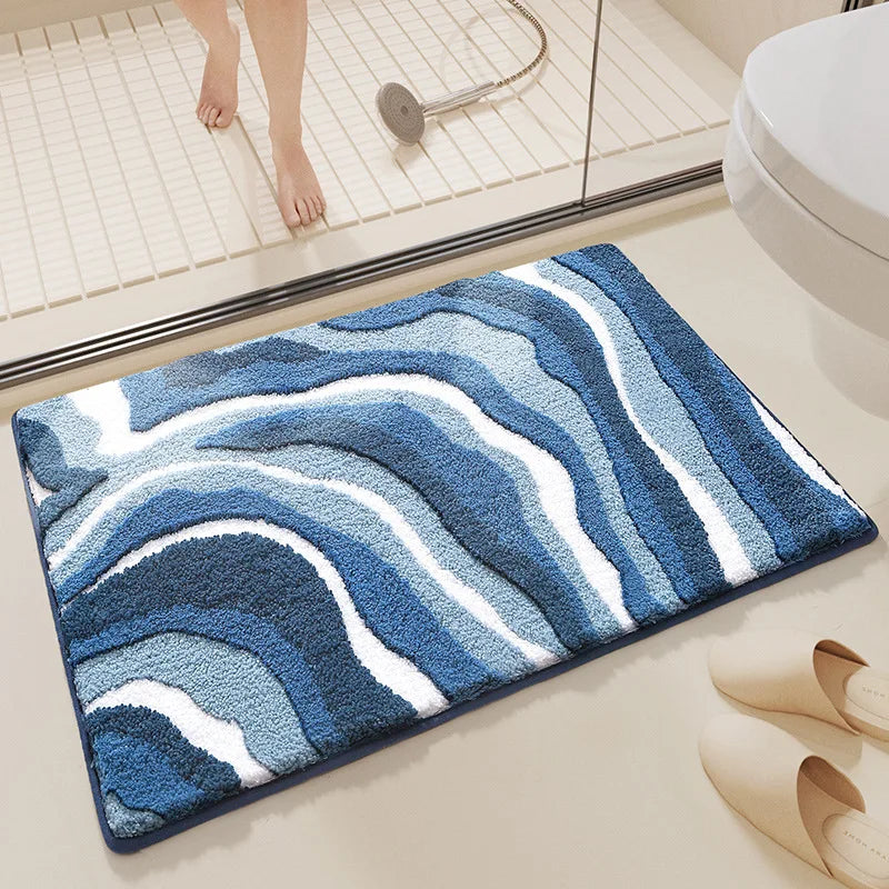 Plush Water Absorbent Bath Mat