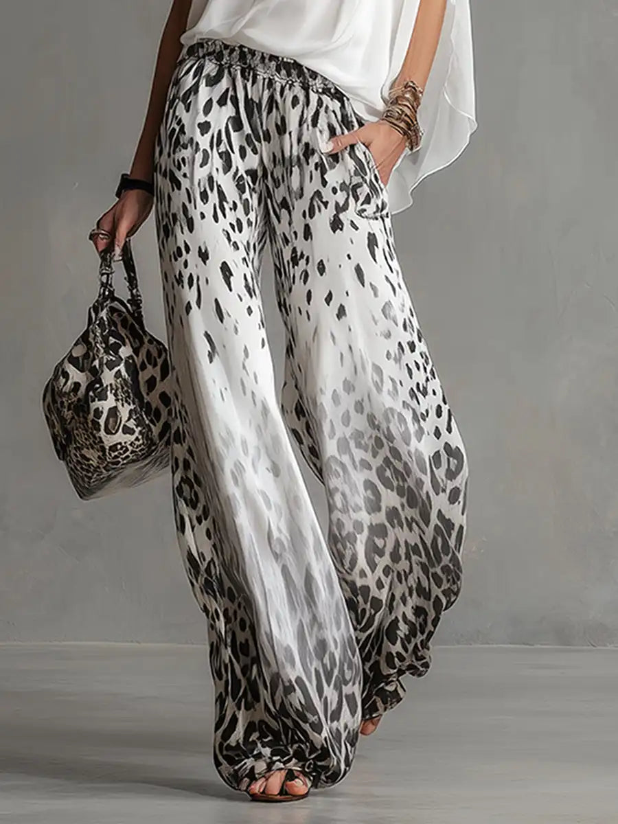 Quinavie - Airy Wide-Leg Two-Piece Set