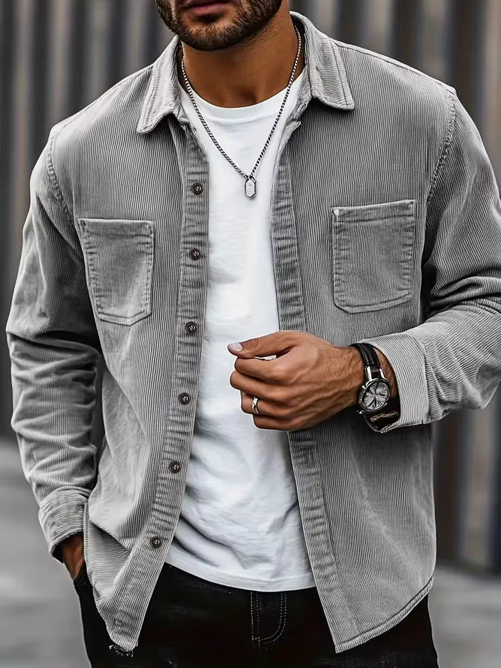 Ivaro - Textured Shirt Jacket