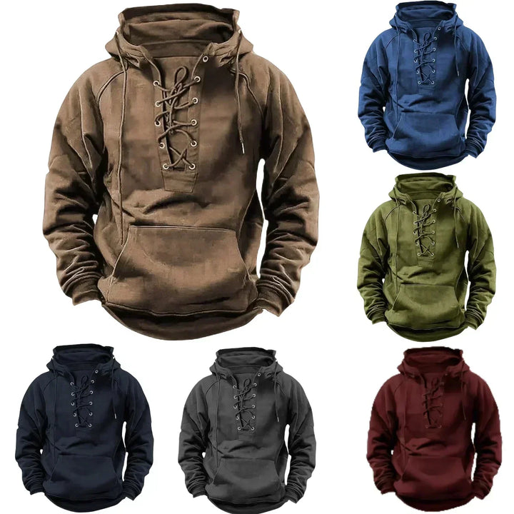 Matteo - Lace-Up Hoodie