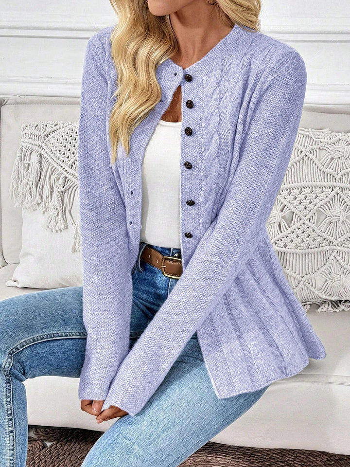 Zarela - Premium Open-Knit Cardigan